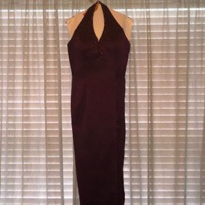 Purple formal dress
